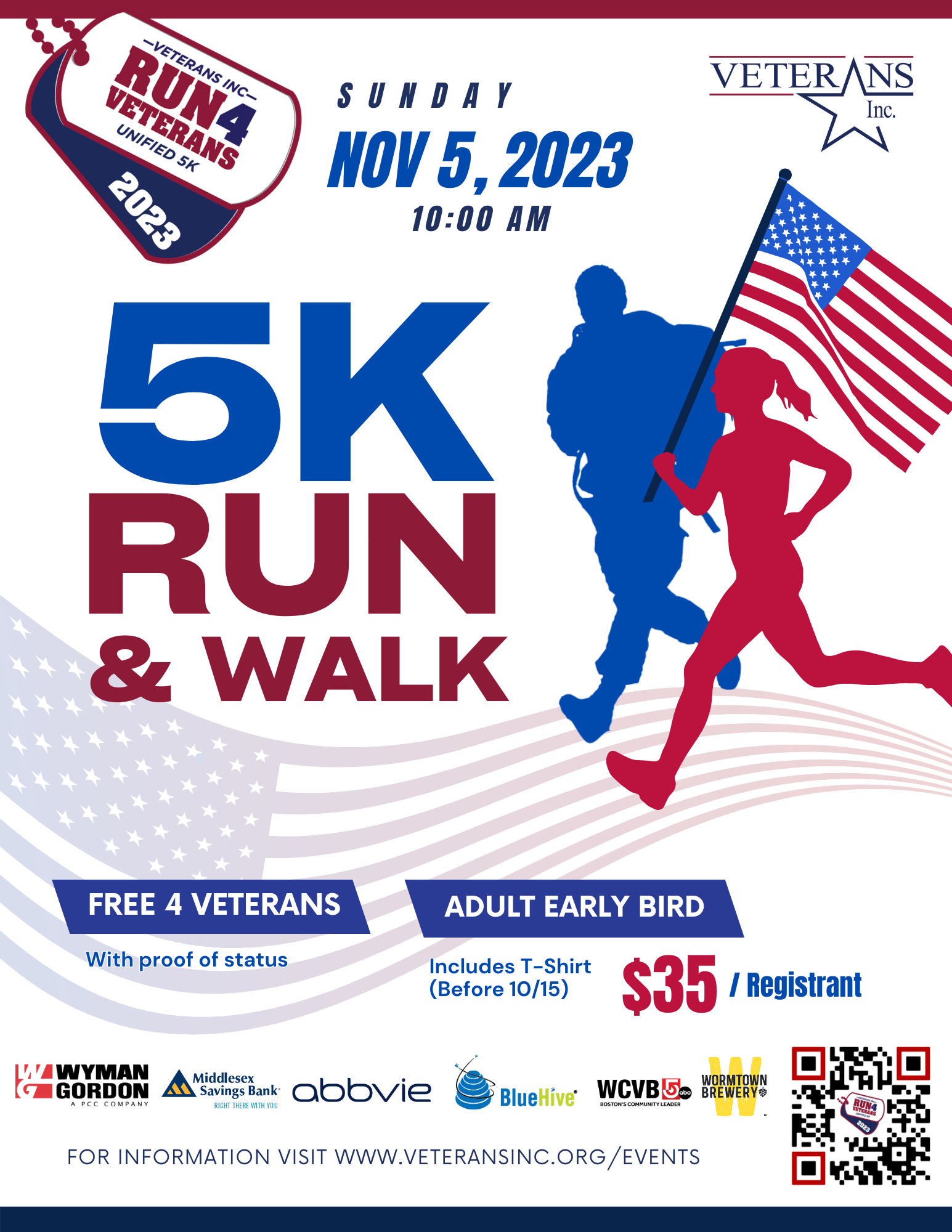 Run4Veterans 5K Flyer- 8.5×11